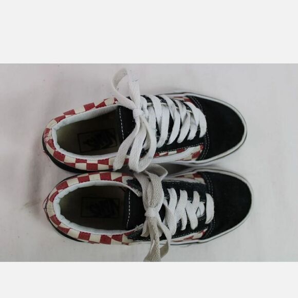 Vans Off The Wall Kids Size 1.5 Checkerboard Lace up Sneakers Shoes. - Picture 11 of 11